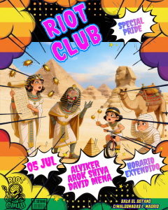 RIOT CLUB SPECIAL PRYDE: Alviker, Arok Shiva, DAVID MENA