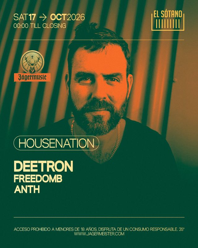 HOUSENATION: Deetron, FredoomB, Anth