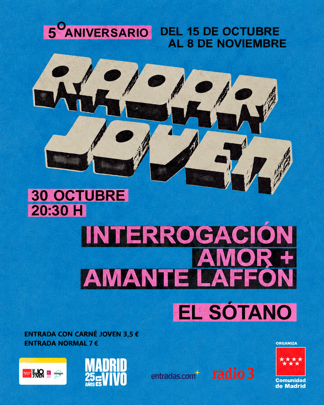 Radar Joven: Interrogación Amor + Amante Laffón