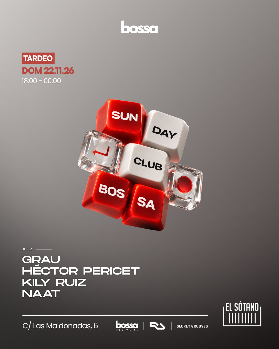 BOSSA: Grau, Héctor Pericet, Kily Ruiz, NAAT