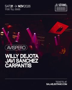 AVISPERO TARDEO: Willy Dejota, Javi Sánchez, Carpantis