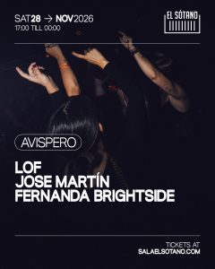 AVISPERO TARDEO: Lof, Jose Martín, Fernanda Brightside